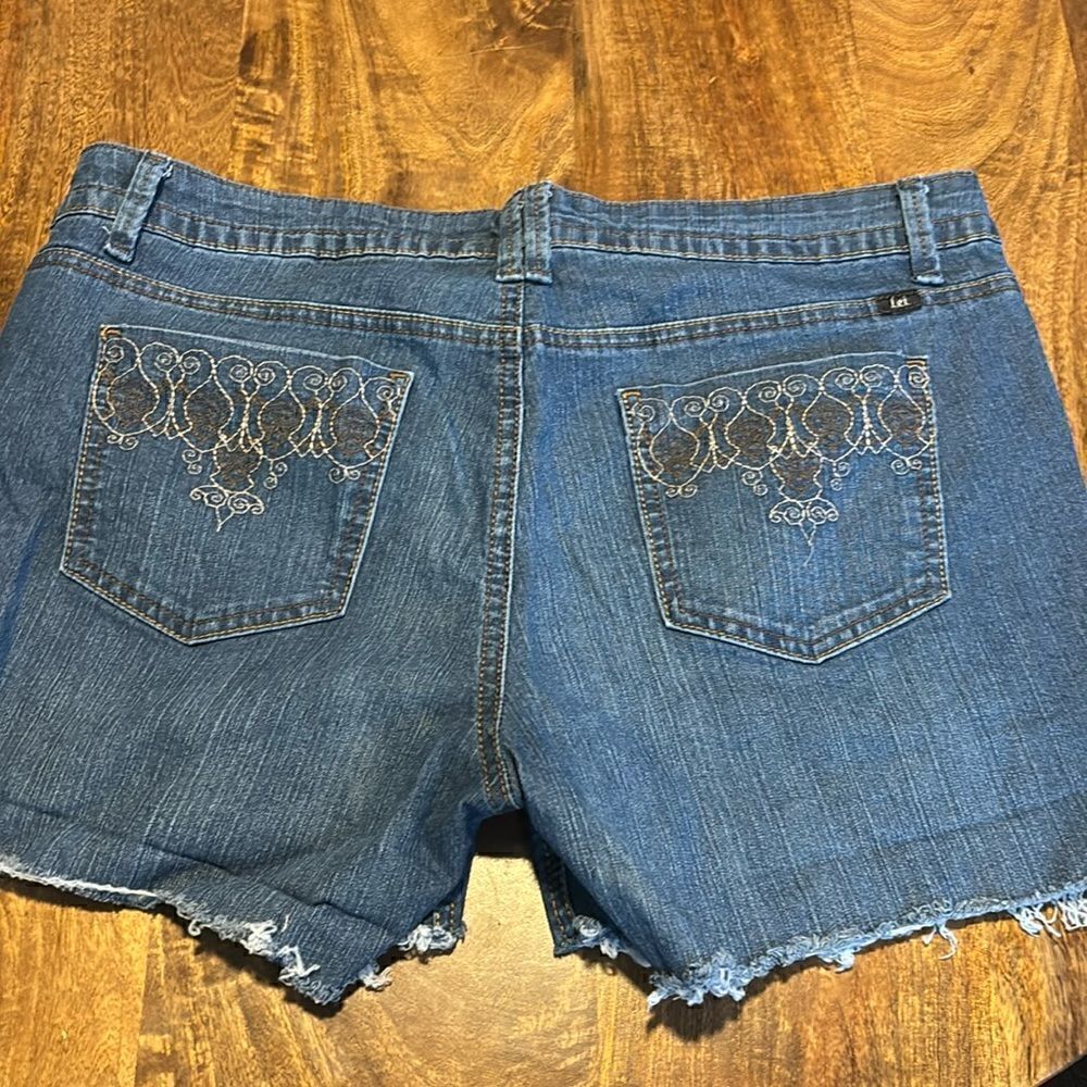 lei Denim Chelsea Low-rise Shorts Sz 17